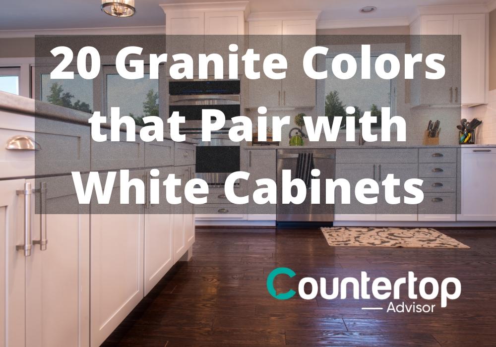 20 Granite Colors that Pair with White Cabinets