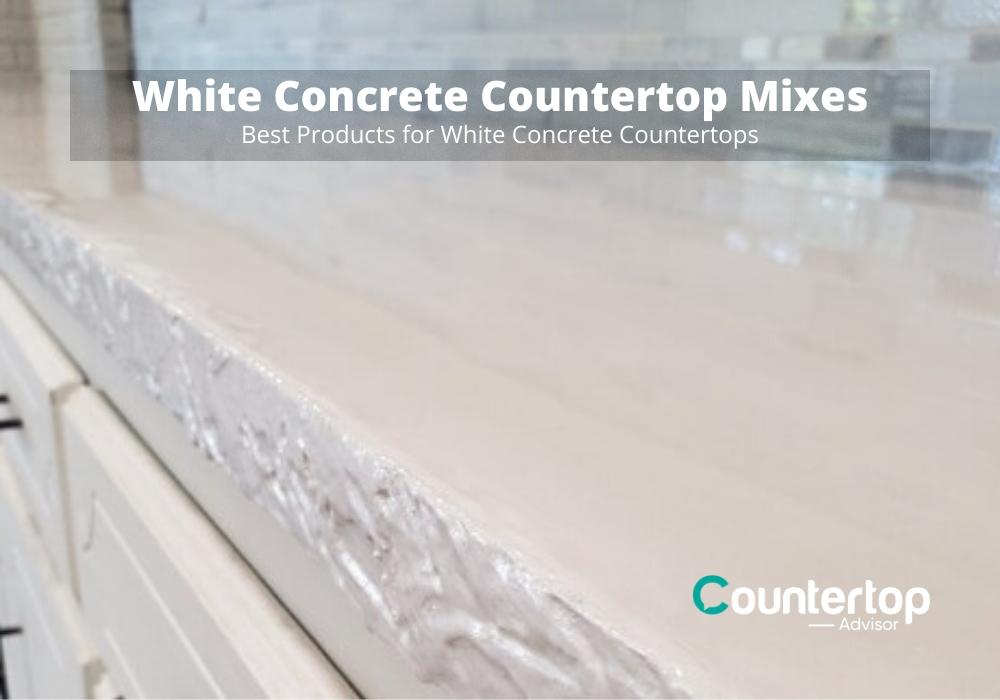White Concrete Countertop Mixes