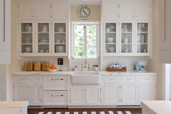 Open Glass Cabinet Door