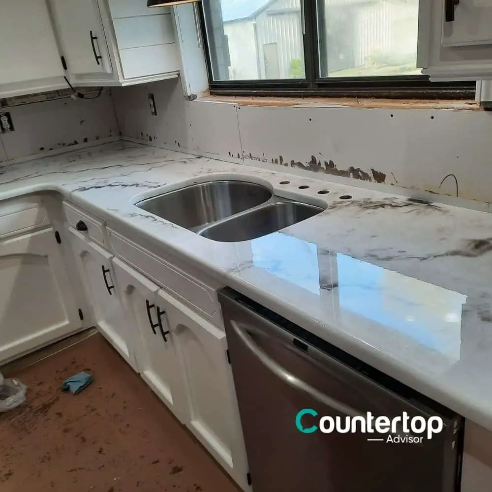 Polished Epoxy Countertops