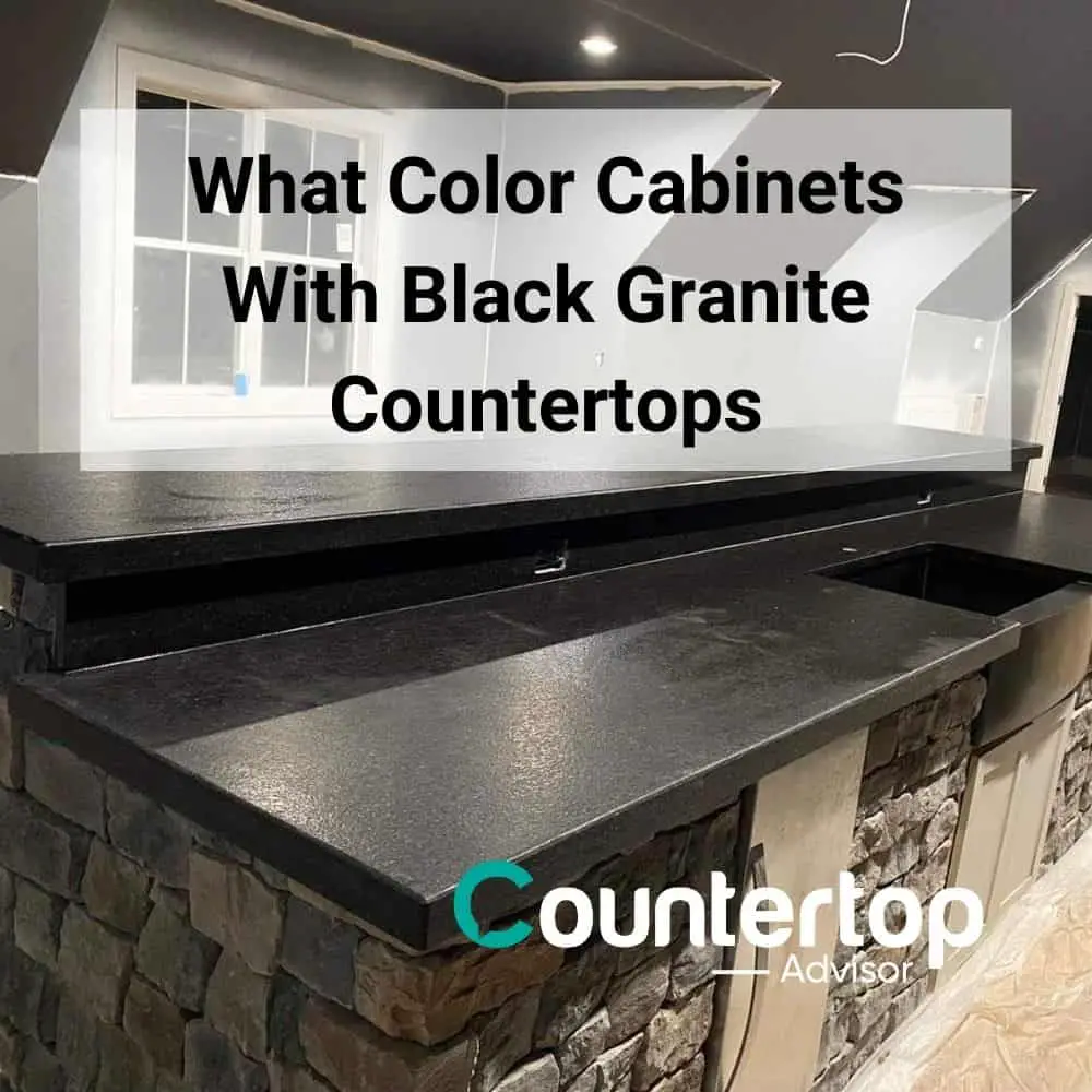 What Color Cabinets With Black Granite Countertops